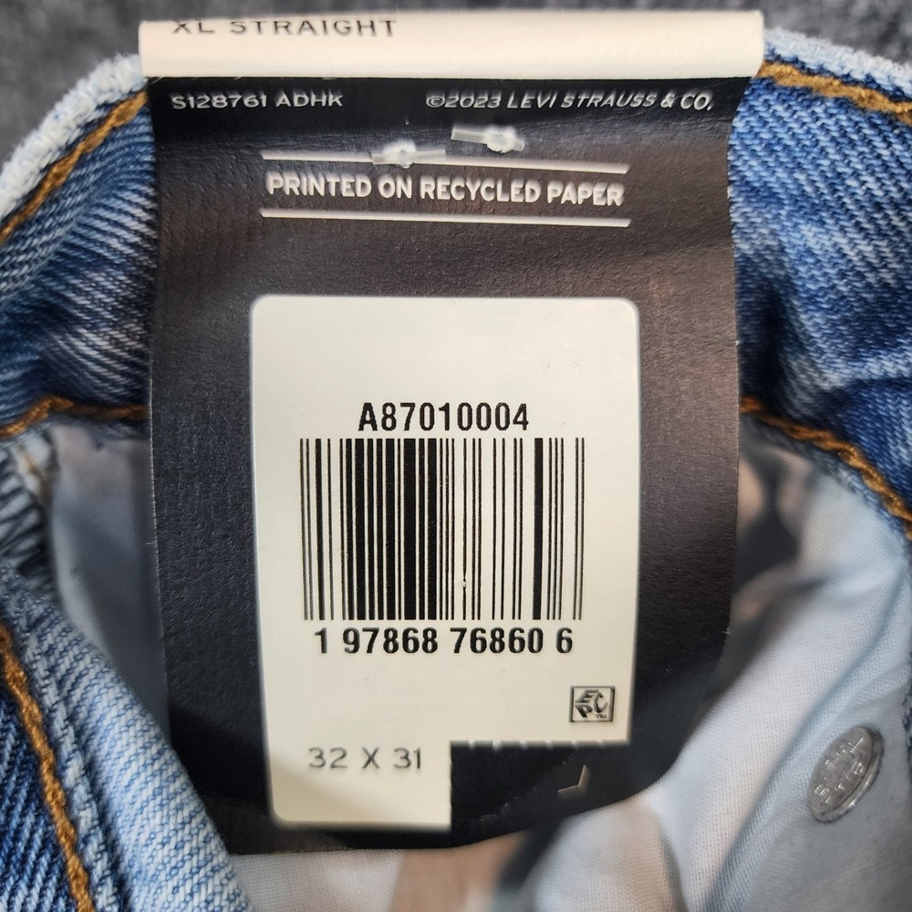 Levi's Big E XL Straight Women Y2K Baggy Skater Wide Leg Jeans W32 L31 NWT - Picture 4 of 15